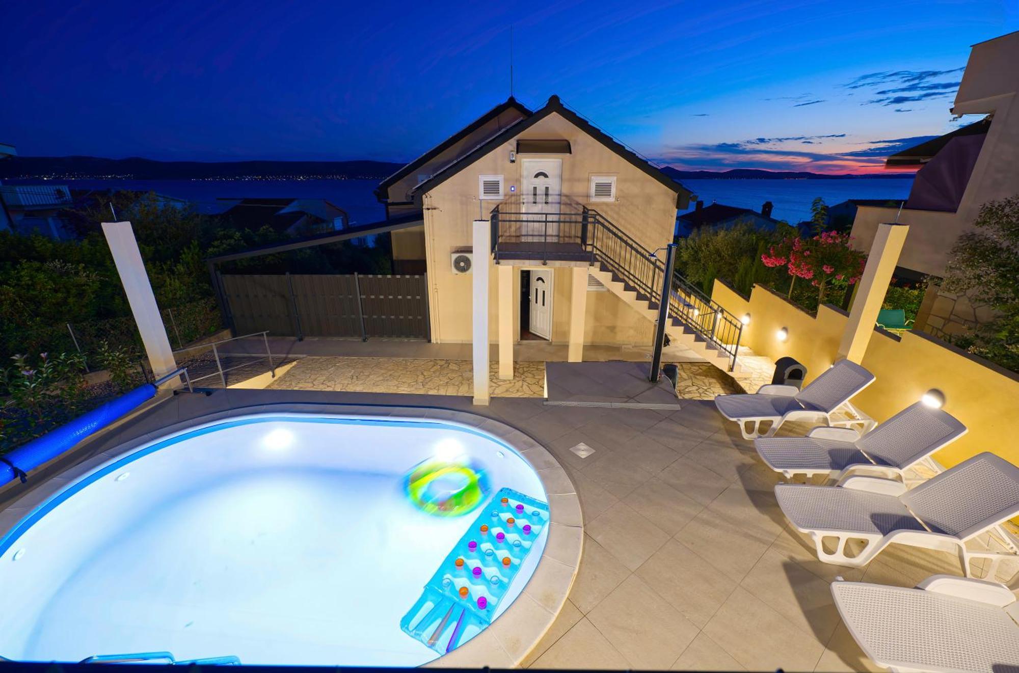 Villa More Sveti Petar Na Moru With Pool And Sea View Exteriör bild